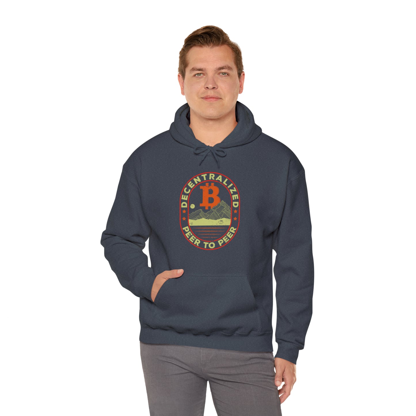 Retro Vintage Bitcoin Hoodie