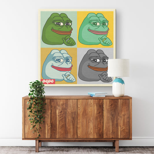 $PEPE Square Canvas